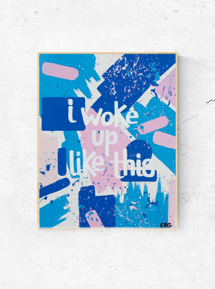 The “I Woke Up Like This” art print is inspired by the one, the only, Beyoncé. It’s a daily reminder that you have the same amount of hours in the day as Bey, don’t forget to crush it. The print is available in 8"x10" or 11"x14".