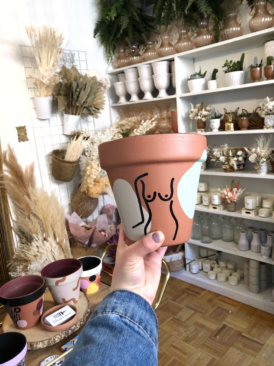 feminist plant pot Femme Figure Planter