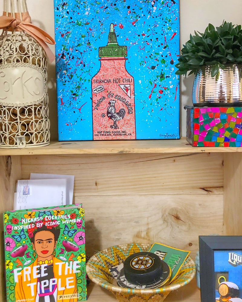 Erica Goldstein, founder of The Blank Canvas Company, creates handmade artwork - canvases, prints and greeting cards - to empower women. Her female-forward kitchen artwork can brighten up your walls and inspire some colorful meals!