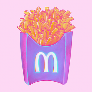 McDonalds (Pink) Print