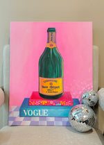 Veuve Cliquot Champagne Canvas