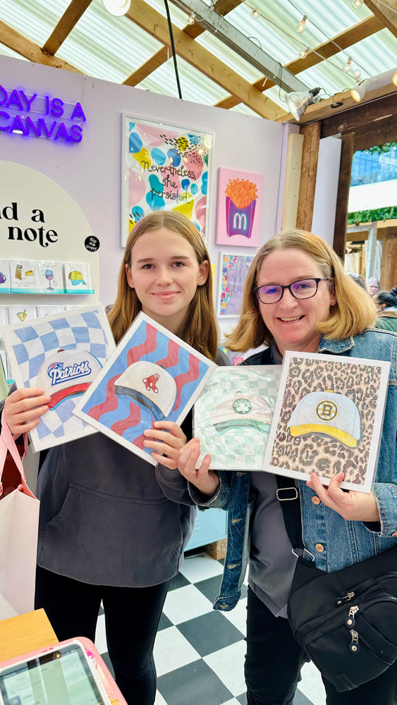 Patriots Hat Print (Boston Sports Series)