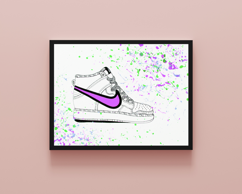 Nike Shoe Print