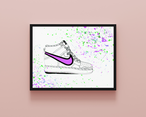 Nike Shoe Print