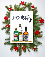 Eat, Drink, & Be Merry Holiday Card