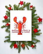 Santa Claws Holiday Card
