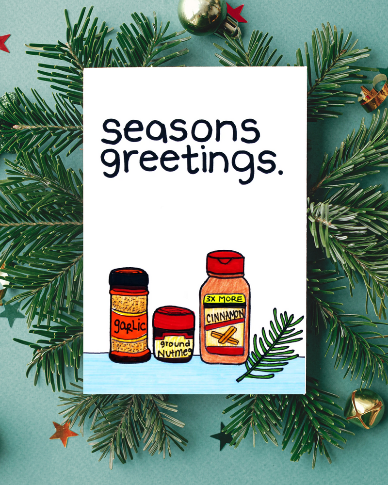 Seasons Greetings Holiday Card