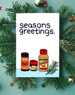 Seasons Greetings Holiday Card