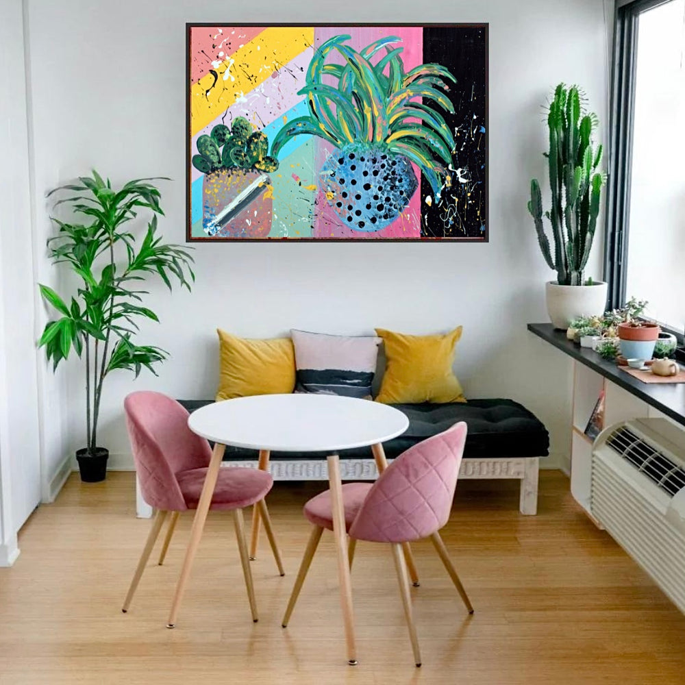 
                
                    Load image into Gallery viewer, The Blank Canvas Company, Plant Art, Succulents, Indoor Plant, Custom Art, Female Empowerment, Custom Canvas, Canvas Art, Wall Art
                
            