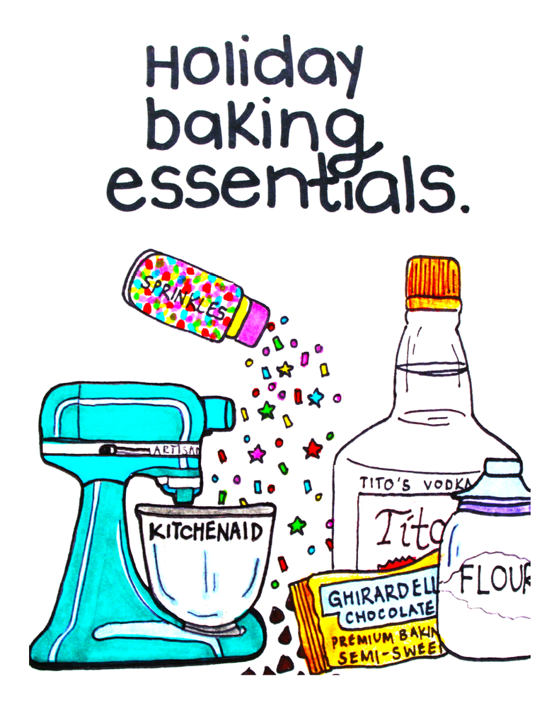 Holiday Baking Essentials Holiday Card