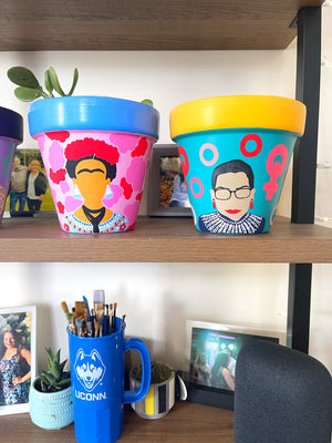 frida kahlo planter pot Frida Kahlo Planter | The Blank Canvas Company