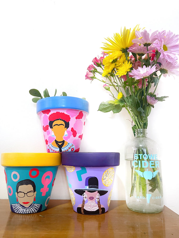 frida plant pot Frida Kahlo Planter