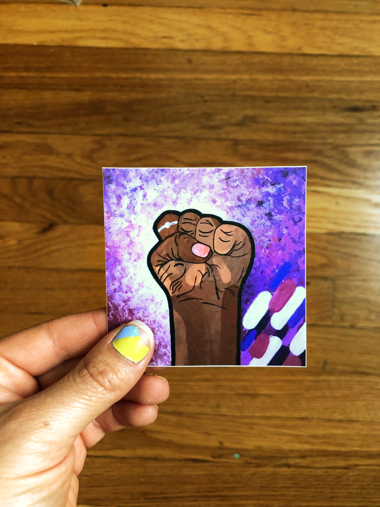 My “Smash The Patriarchy” sticker is a statement piece that brings empowering vibes into your home. Whatever you’re fighting for, this sticker will offer a pop of color to your water bottle, laptop, cooler, or notebook with a meaningful message.