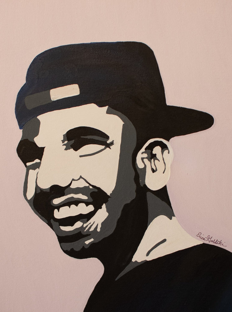 My “Drake” print is an abstract portrait of one of my favorite music artists and rappers of all time - Drake. I can always be in the mood for "Best I Ever Had" or "Nice For What." This print is available in 8"x10" or 11"x14".