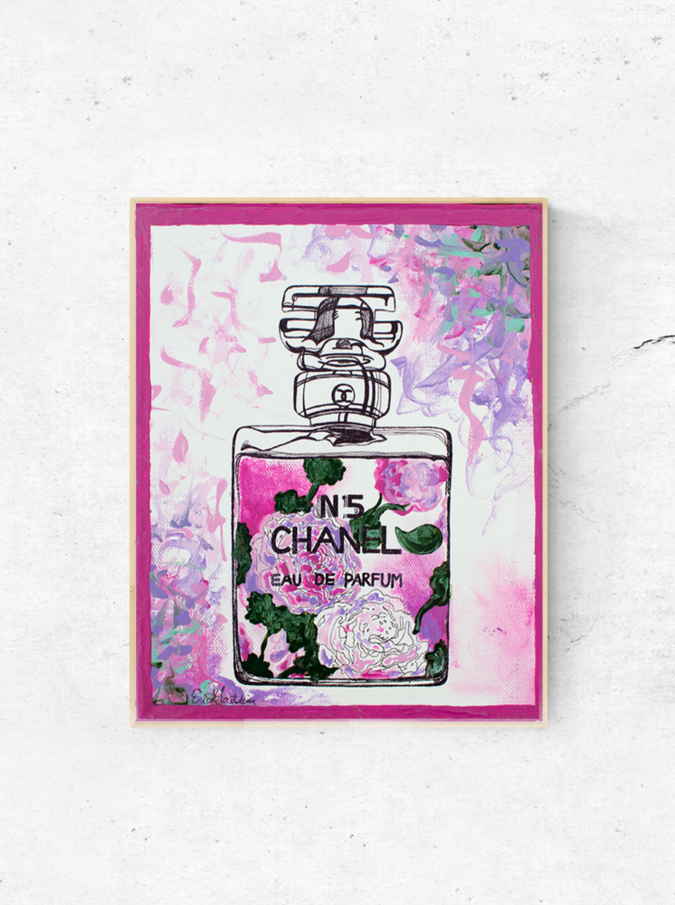 Chanel Perfume bottle, Coco Chanel Print, Chanel Bottle, Fashion