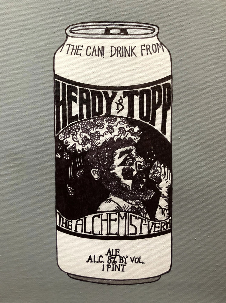 My “Alchemist Heady Topper” art print is an ode to one of Vermont's most iconic breweries - The Alchemist (Stowe). Heady Topper is one of the most sought out DIPAs in the world - and one of my boyfriend's favorites. This print comes in 8"x10" or 11"x14."