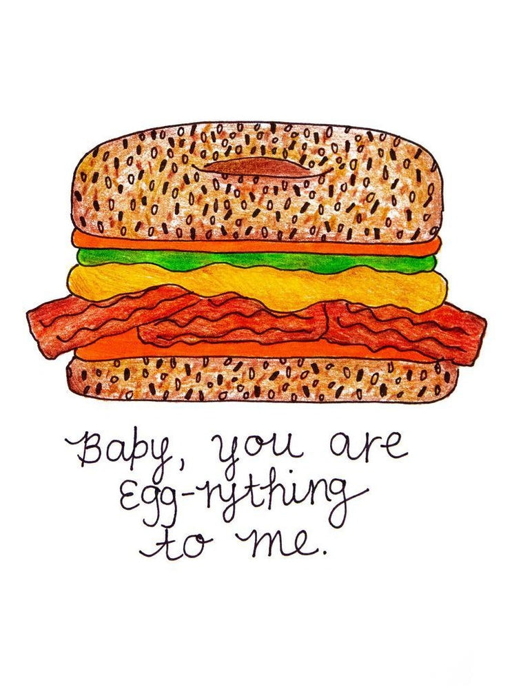 My 5-pack of Food Greeting Cards feature 5 different food-inspired punny designs for you to give your favorite people: 1) Feliz Cumpleanos, 2) Grateful For You, 3) You're Grrreat, 4)You Are My Fire and 5) You're Egg-rything To Me. 