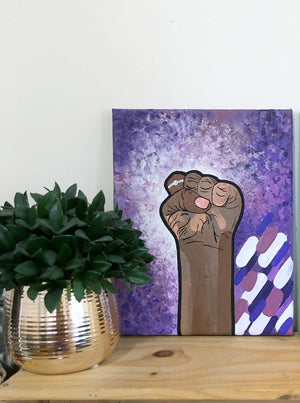 The “Smash The Patriarchy” art print is a statement piece that brings empowering vibes into your home. Whatever you’re fighting for - reproductive rights, justice for POC or equal pay, this canvas will add a pop of color. Prints available in 8"x10" or 11"x14".