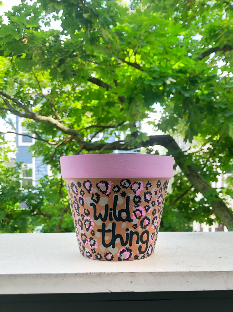 cheetah plant pot Wild Thing Planter | The Blank Canvas Company