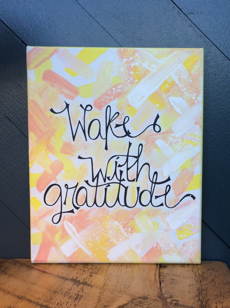 The “Wake With Gratitude” art print is a daily reminder to take a breathe, reset, and know that a great day is ahead. Namasté! Prints available in 8"x10" or 11"x14"