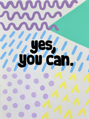 The “Yes You Can” art print is a daily reminder that you can do anything you set your mind to. You were put on each mountain to climb it and the grass will be greener on the other side. Namasté! Prints available in 8"x10" or 11"x14"