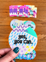 Yes, You Can Sticker