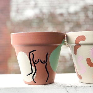 feminist plant pot Femme Figure Planter | The Blank Canvas Company